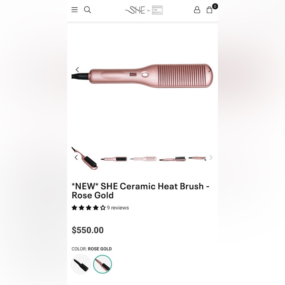 only used once SHE brush originally $550 but will give away for $400 or less